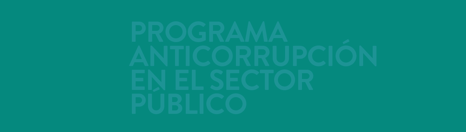 Programa Anticorrupción en el Sector Público